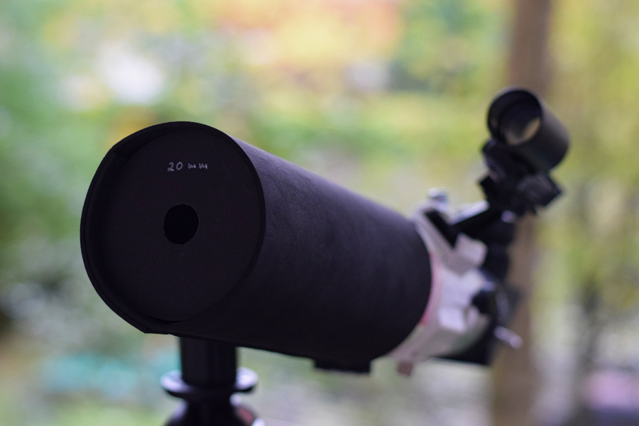 Abbildung 2 - Refraktor mit Blende